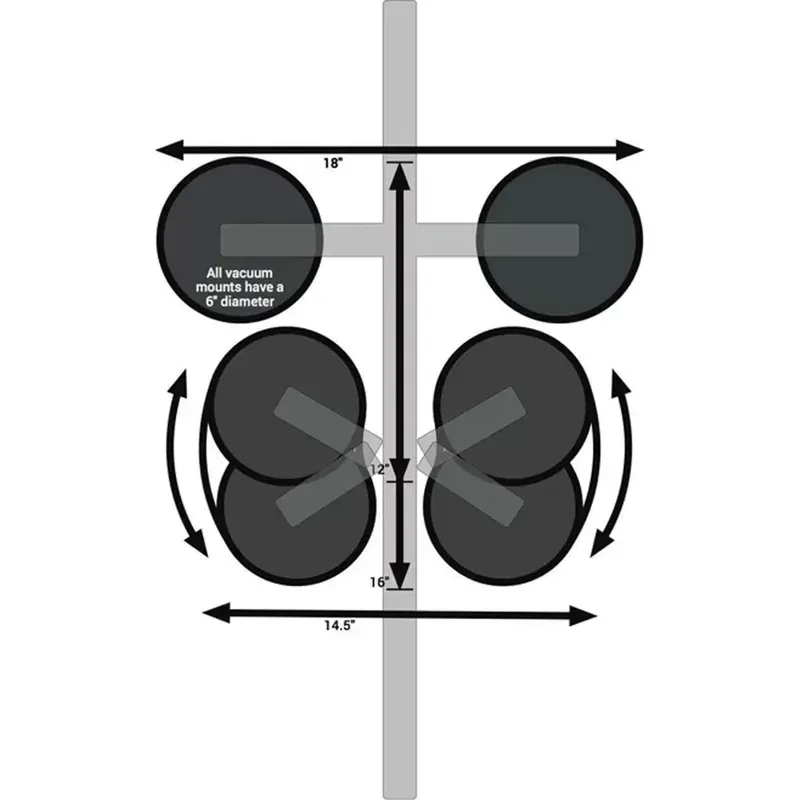 SeaSucker Komodo Bike Rack in Silver-4