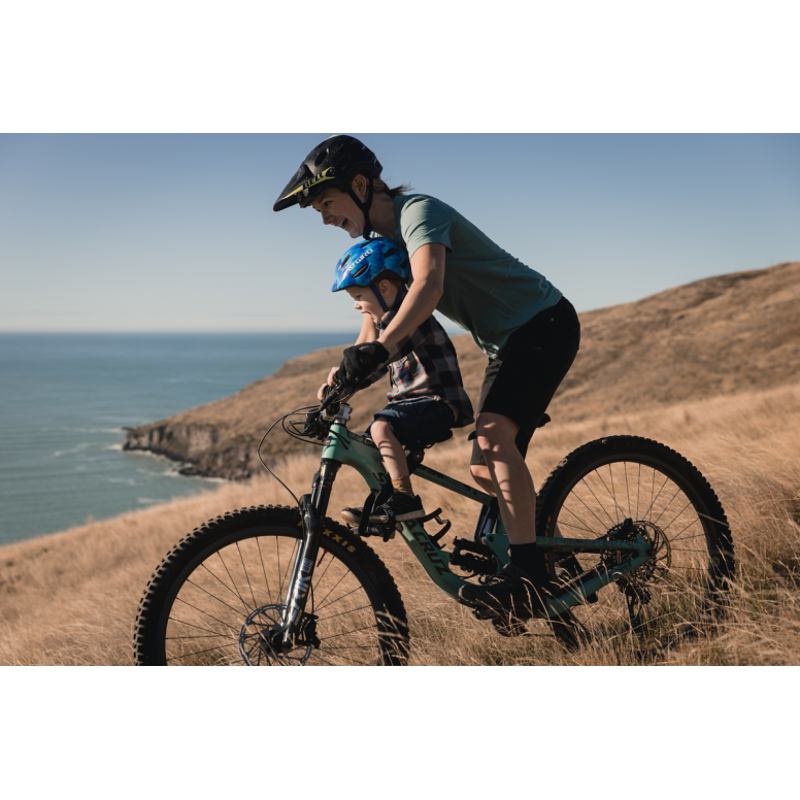 Kids Ride Shotgun 2.0 Child Bike Seat + Handlebars Combo Black-3