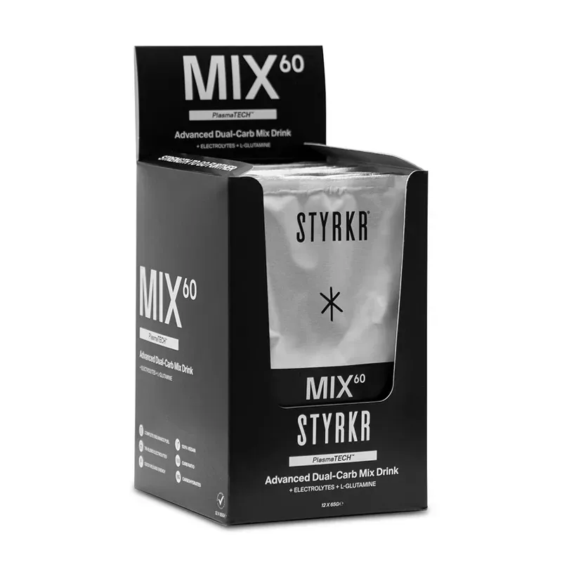 STYRKR - MIX60 Dual-Carb Energy Drink Mix X12 Black 60g