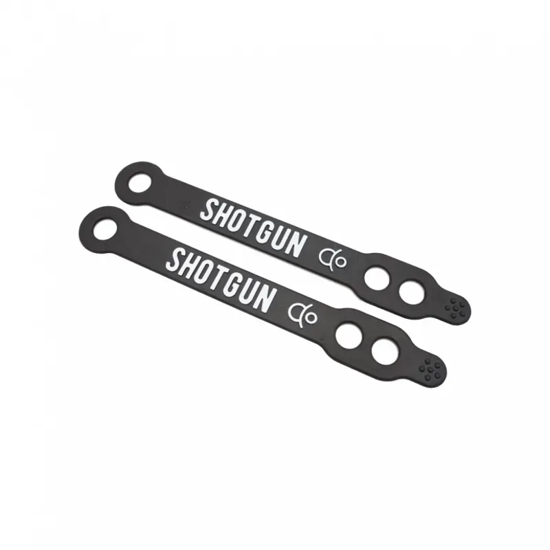 Kids Ride Shotgun Seat Shotgun Pro Foot Peg Straps pair Black