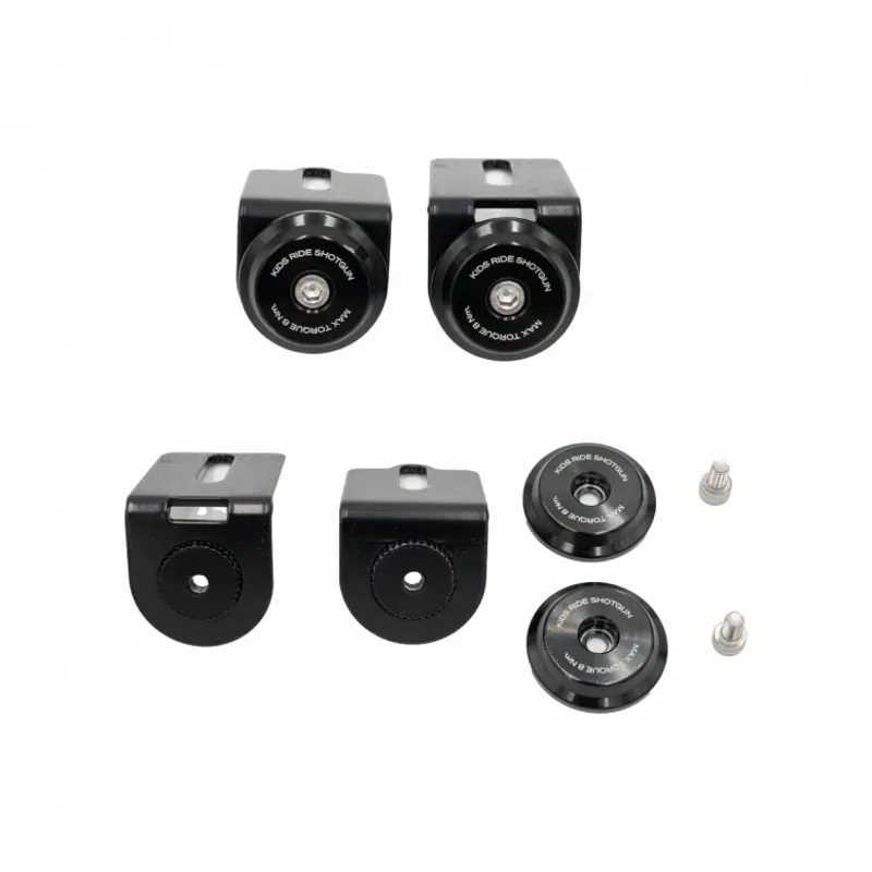 Kids Ride Shotgun 2.0 Seat Flange Assembly Black