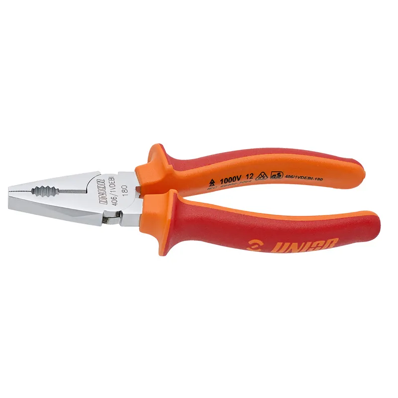 Unior Combination Pliers in Red