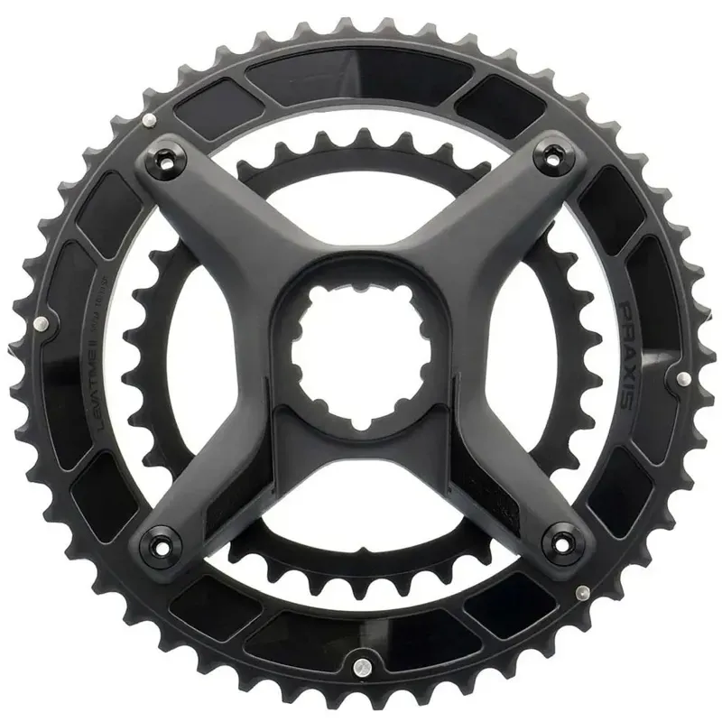 Praxis - CR - 160/104 BCD LT2 X-RINGS 10/11/ 12spd Black 52/36