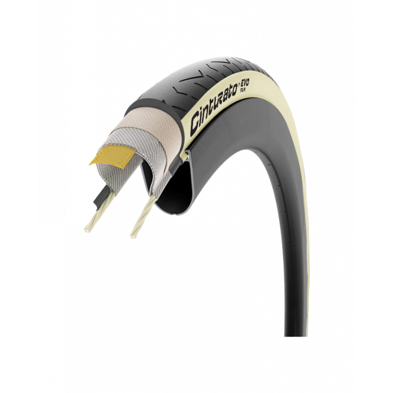 Pirelli Cinturato EVO TLR Retro Cream 700 Tyre-5
