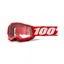 100% Accuri 2 Clear Lens Youth Goggles in Red