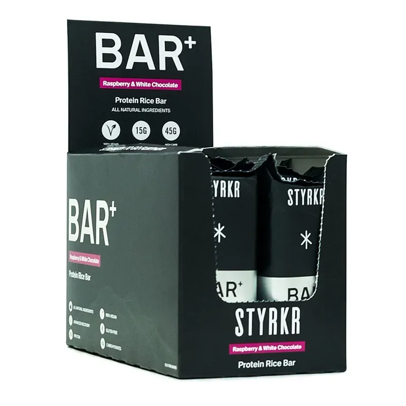 STYRKR - BARPLUS Raspberry Chocolate X12 Recovery Bar