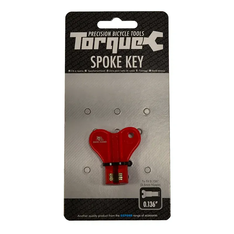 Oxford  3.5mm Torque Spoke Key in Red