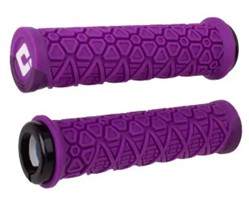 Odi Vanquish D30 Lock-on ATB Grips w/ Graphite Clamp in Purple