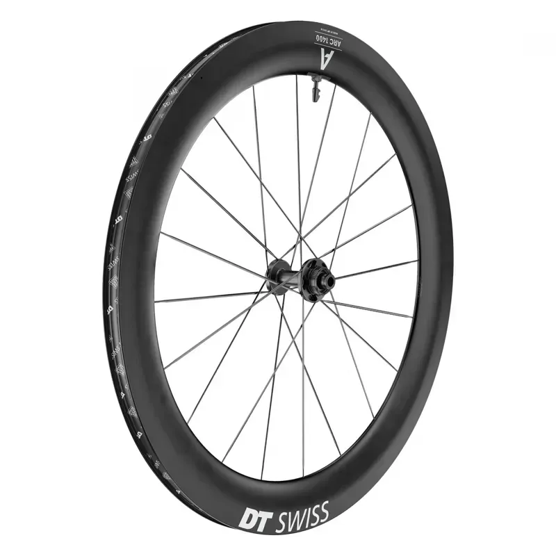 DT Swiss Arc 1400 Wide Dicut 65 700 622x22 100x12mmTA Wheel in Black