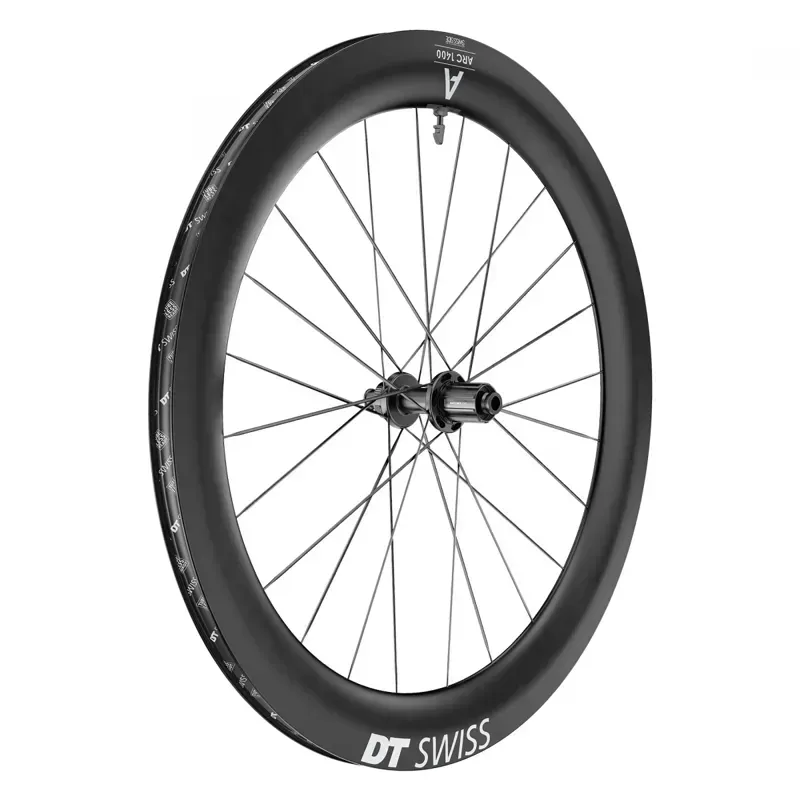DT Swiss Arc 1400 Wide Dicut 65 700 622x22 142x12mmTA Rear Wheel in Black