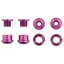 Wolf Tooth 4-pack X1 Chainring Nuts and Bolts in Red