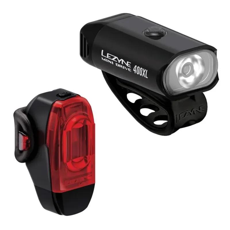 Lezyne - Mini Drive 400xl / Ktv Drive+ Pair - Black / Black