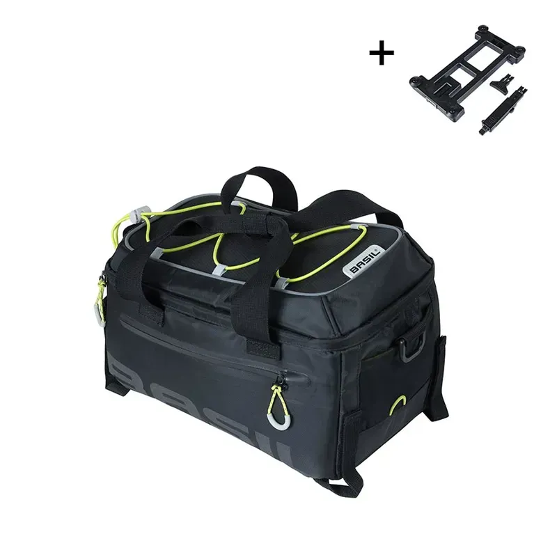 Basil Miles MIK 7l Trunk Bag in Black/Lime
