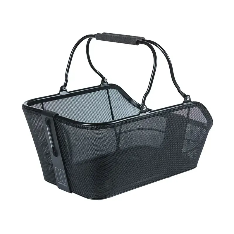 Basil Cento Rear Basket in Black-1