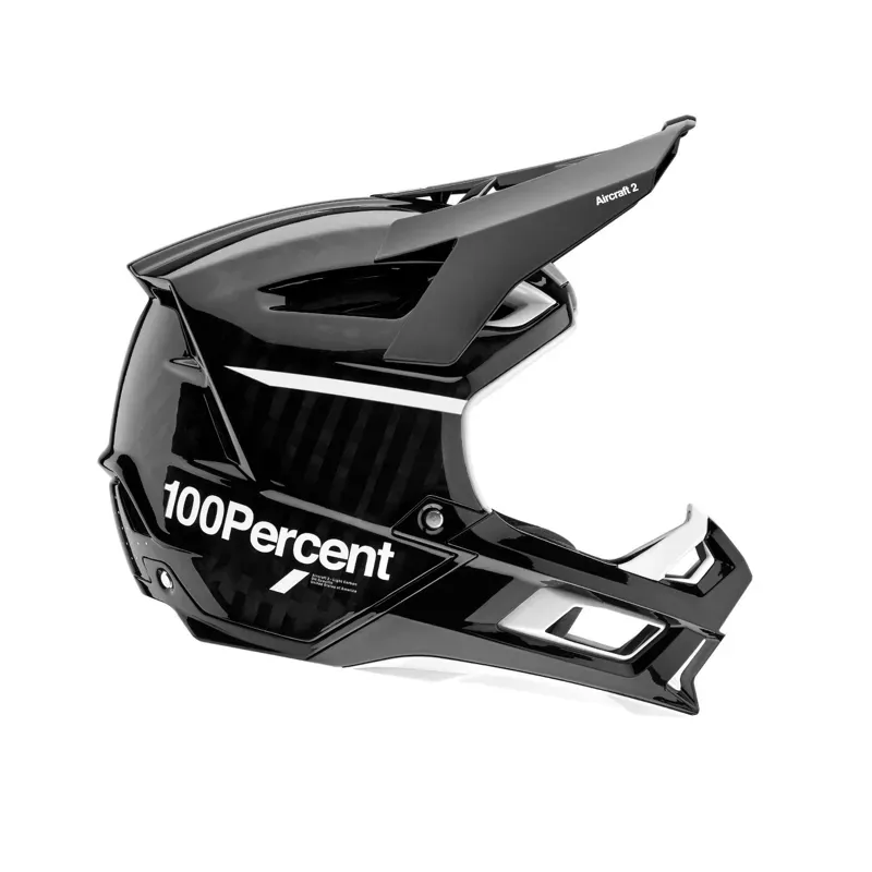 100% Aircraft 2 Helmet in Black/White