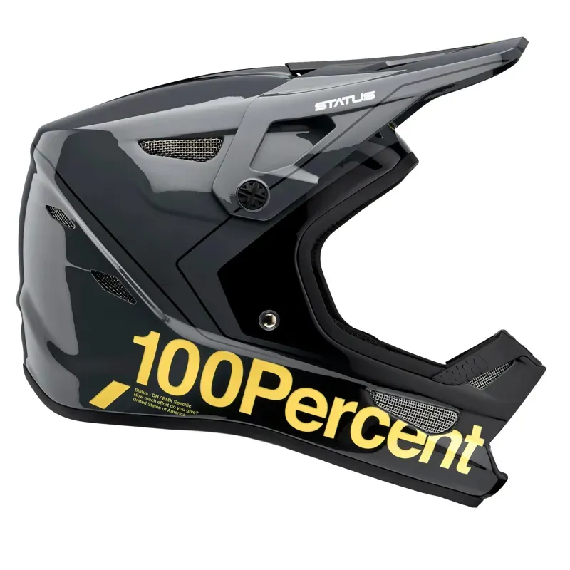 100% Status Helmet in Carby Charcoal