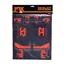 Fox Fork Step-Cast Decal Kit in Red
