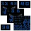 Fox Fork and Shock AM Custom Decal Kit in Blue