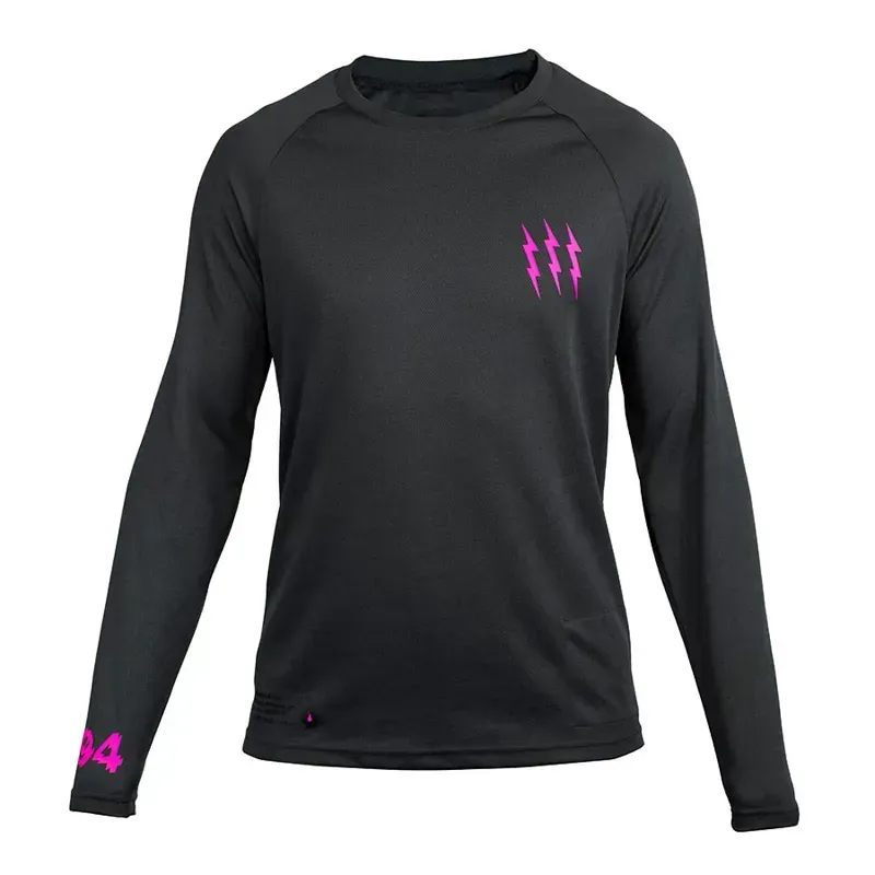 Muc-Off Riders Long Sleeve Jersey in Grey