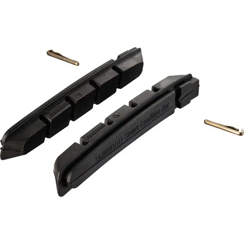 Shimano Brake Pad Inserts M70R2 +1mm Cartridge Black pair