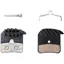 Shimano Spares BRBX H03C Pads and Spring Set - Alloy Back Metal