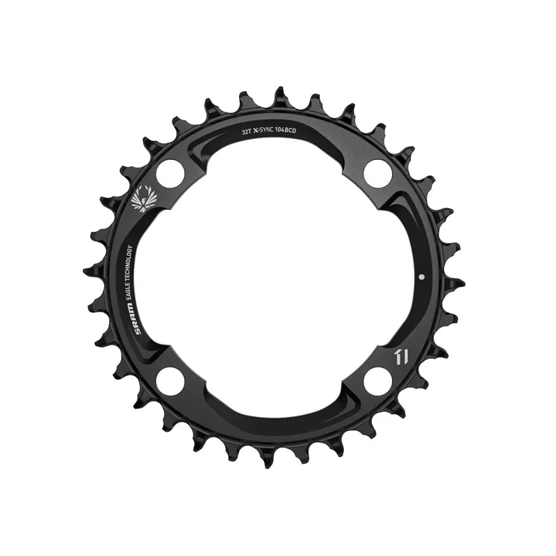 Sram Chain Ring X-Sync 2 94 Bcd Alum Eagle Light Powered Emtb: BLACK 3