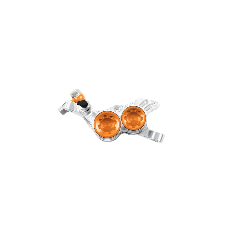 Hope v4 2022 Caliper Complete - Silver/ Orange 