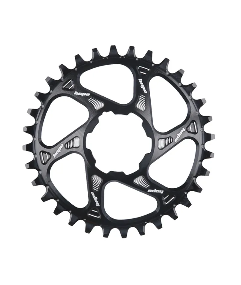 Hope Spiderless RetainerRing-34T-Shim 12SPD- Black