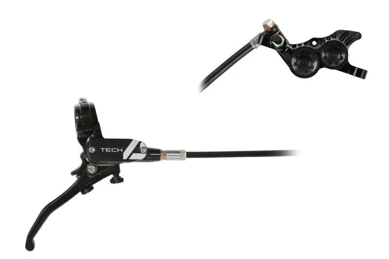 Hope Tech 4 V4 Disc Brake - No Rotor - Black/Black