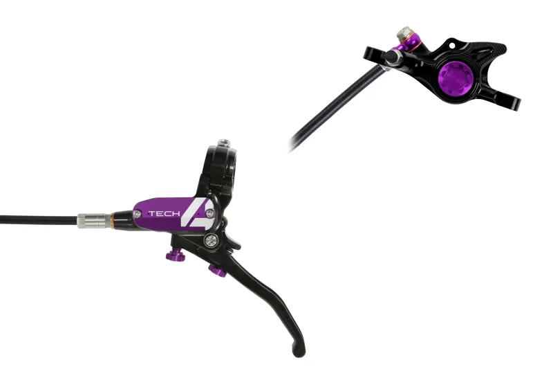 Hope Tech 4 X2 - No Rotor - Black/Purple