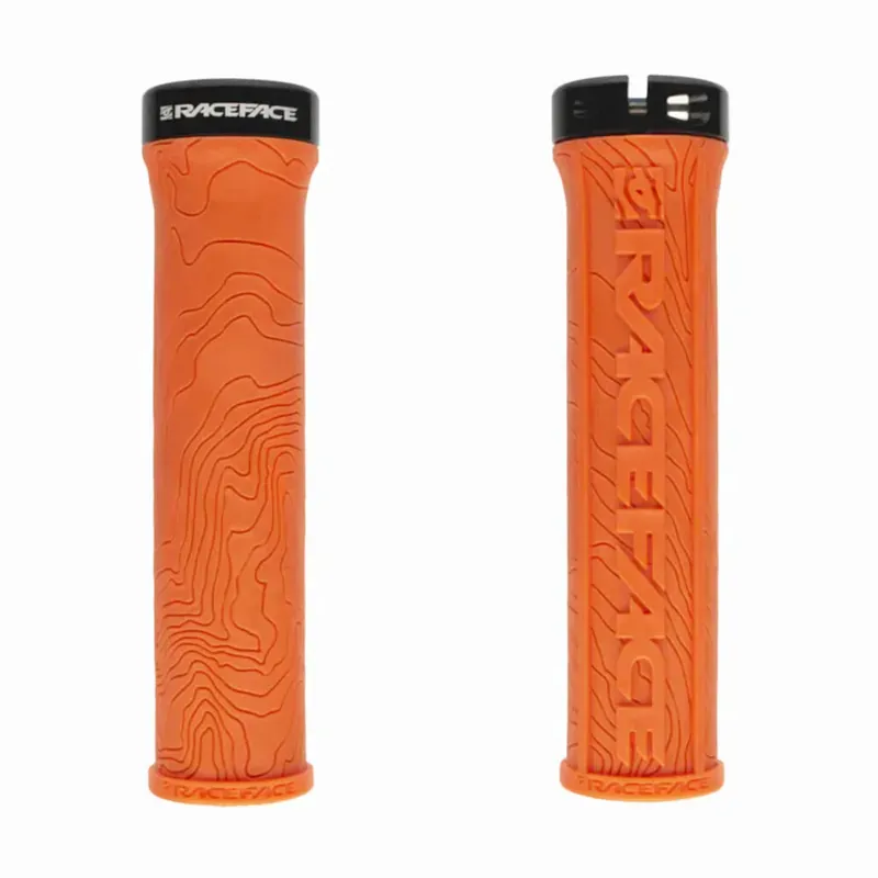 Race Face Half Nelson Lock On Grips in Orange