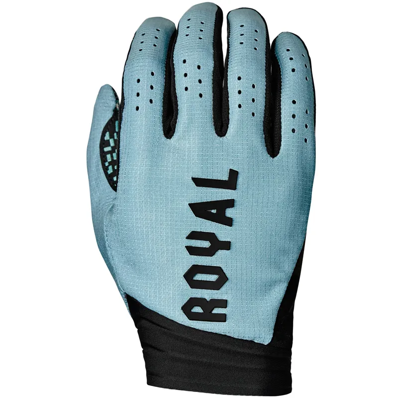 Royal Racing Apex Mountain Bike Gloves in Steel Blue