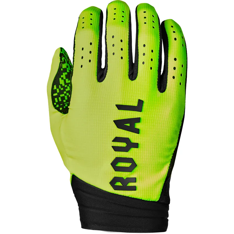 Royal Racing Apex Mountain Bike Gloves in Yellow