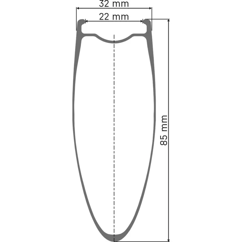DT Swiss Wheel ARC14 85mm DB RR Black 700c-1