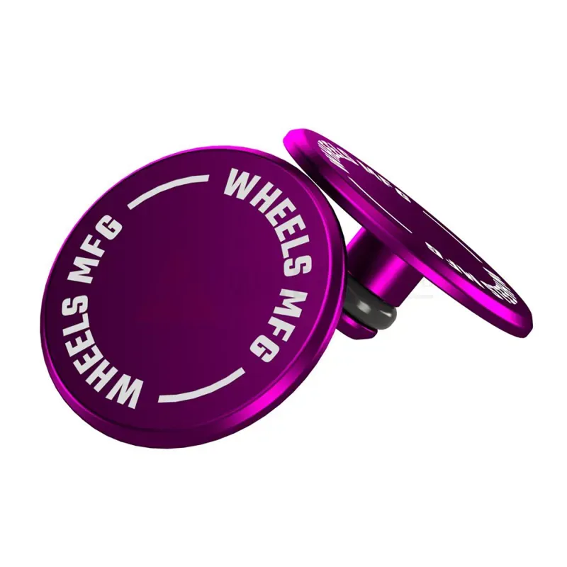Wheels Manufacturing Thru-axle Caps in Purple