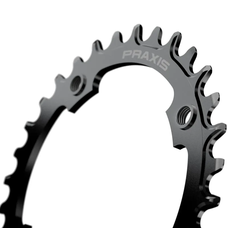 Praxis Works MTB E-Ring Steel 104-bcd 1x 32-tooth NW Chainring in Black-1