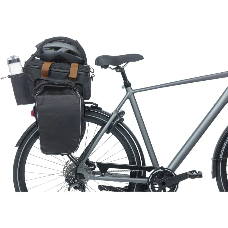 Basil Miles Trunkbag XL Pro MIK 9- 36L Black/ Grey 9-36 litres-1