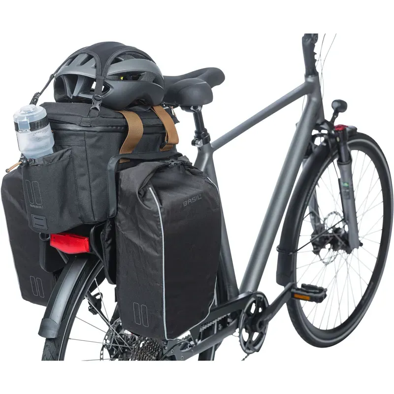 Basil Miles Trunkbag XL Pro MIK 9- 36L Black/ Grey 9-36 litres-4