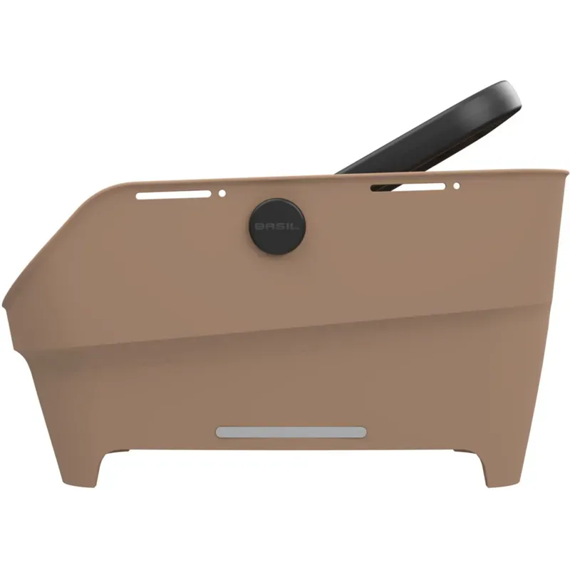 Basil Cento Neo 21l Rear Basket in Sand-1
