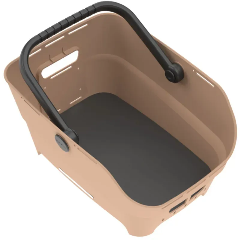 Basil Cento Neo 21l Rear Basket in Sand-2