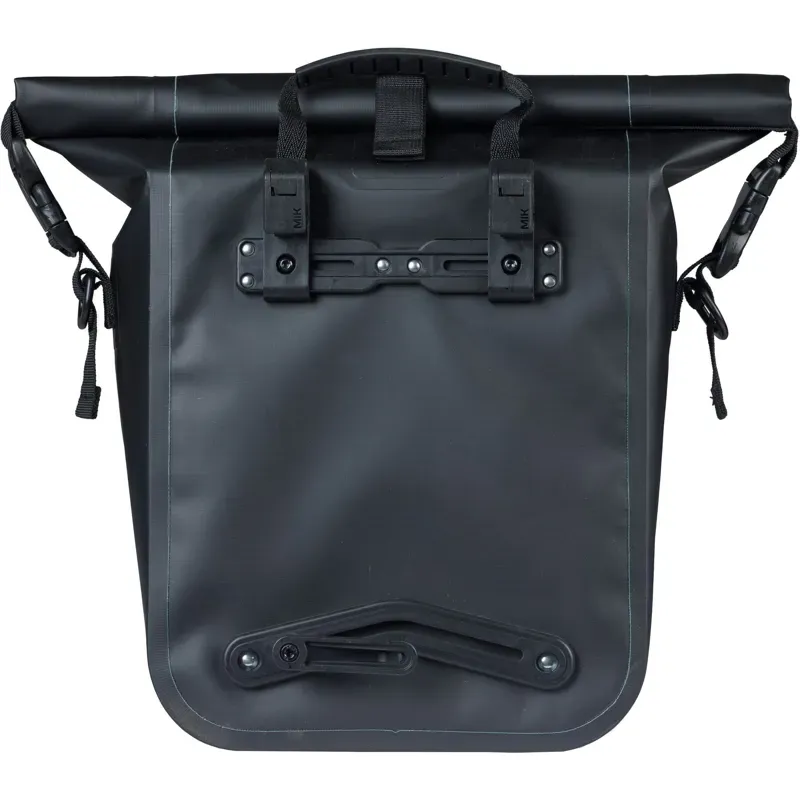 Basil Rivo 12-15l MIK Hook Single Tarpaulin Bag in Black-3