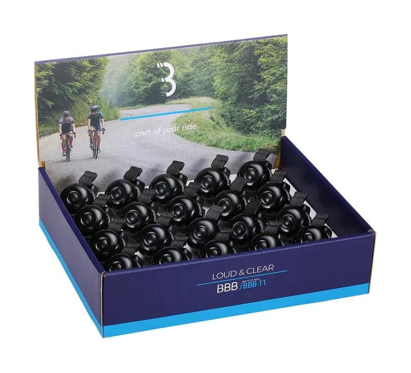 BBB 20x Loud-and-Clear Bell w/Display Box in Black