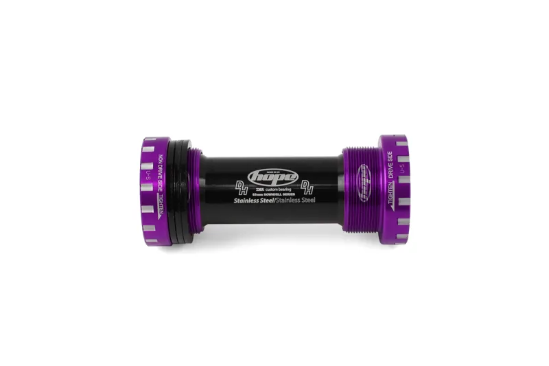 Hope Stainless Steel 83mm Bottom Bracket in Purple