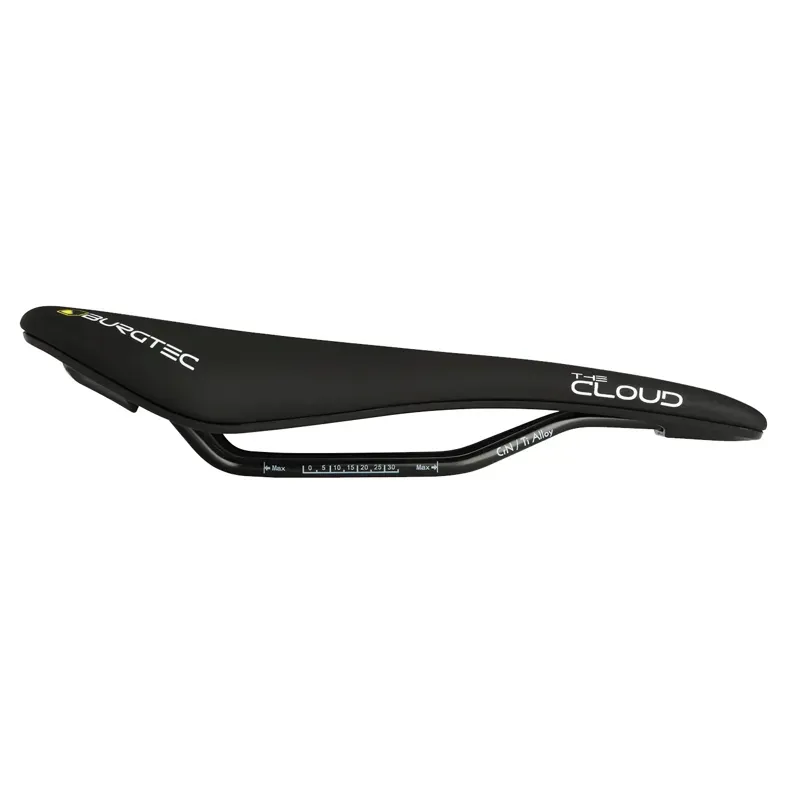 Burgtec The Cloud MK2 Ti Rail Saddle in Black