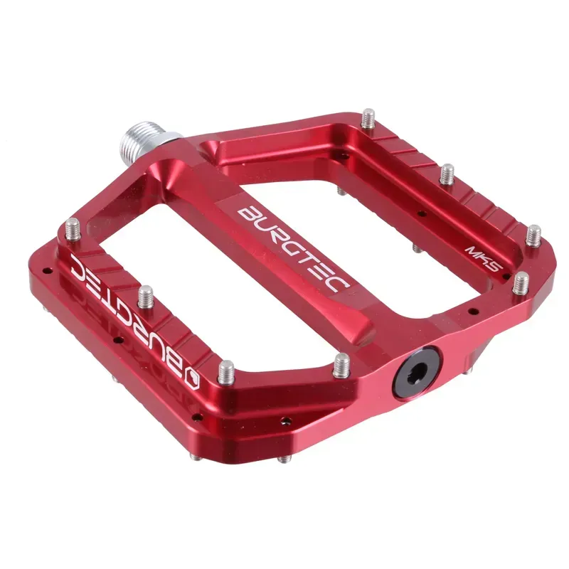 Burgtec Penthouse MK5 Pedals CrMo In Red
