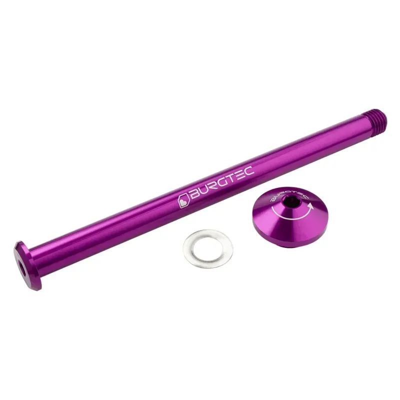Burgtec Yeti Boost 12x170mm Rear Axle in Purple Rain