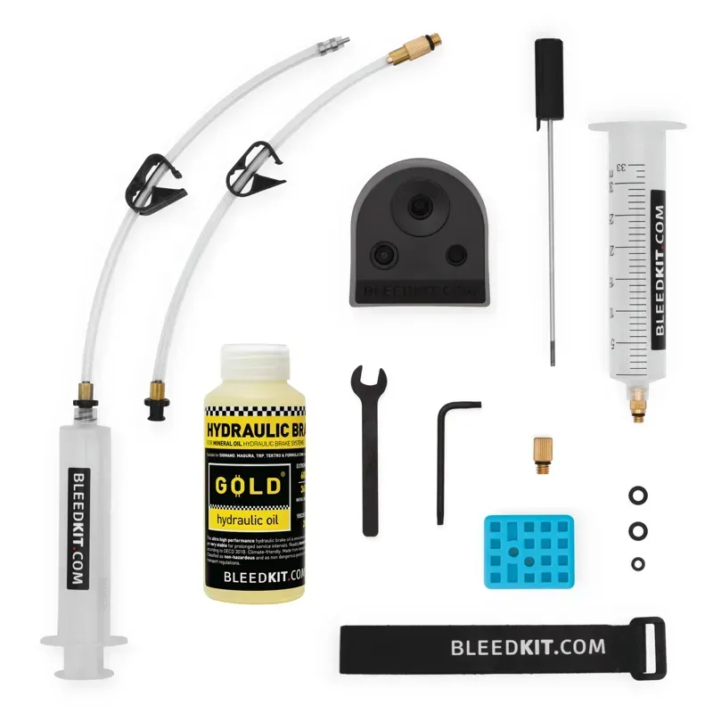 Bleedkit TRP Tektro Premium Gold Bleed Kit w/Fluid in Clear
