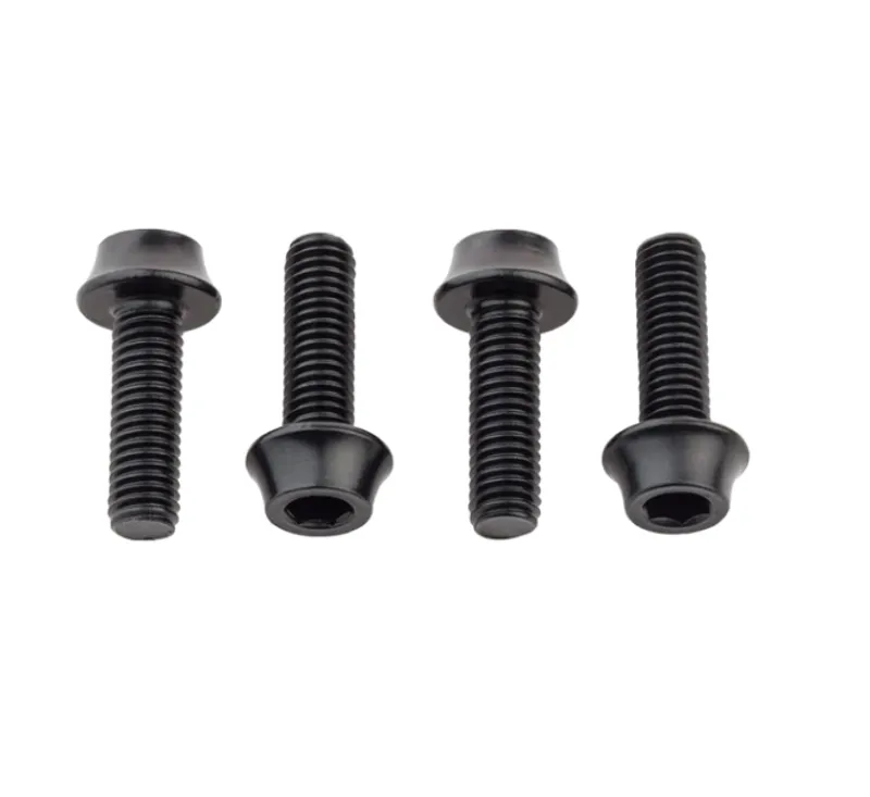 Wolf Tooth 4-piece Water Bottle Cage Bolts in Black