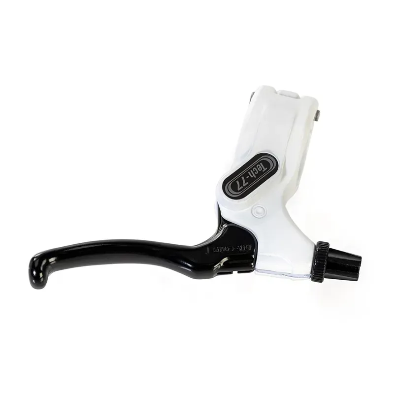 Dia-Compe Tech 77 BMX Levers 22.2mm in Black and White 