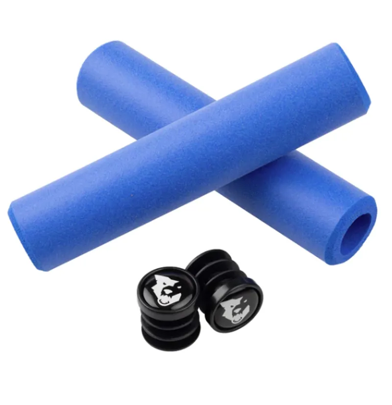 Wolf Tooth Razer 5mm Mountain Bike Grips in Blue